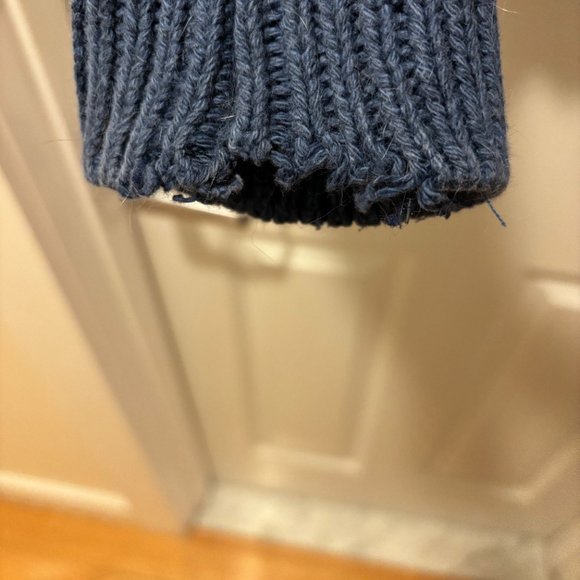 Cute Fair Isle Sweater - Blue and White - Picture 3 of 3